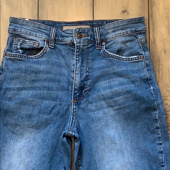 JOE'S High Rise Fray Crop Hem Straight Jeans - Picture 5 of 12